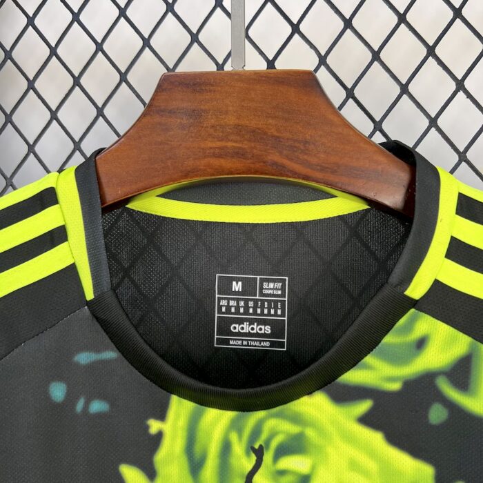 Mens Real Madrid 2025/26 Green Rose Bamboo Leaf Green Jersey 6