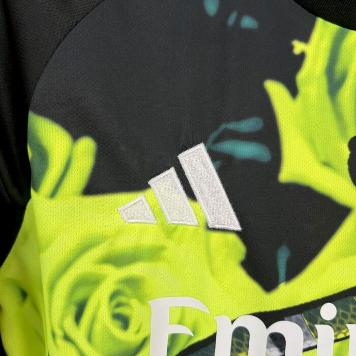 Mens Real Madrid 2025/26 Green Rose Bamboo Leaf Green Jersey 5