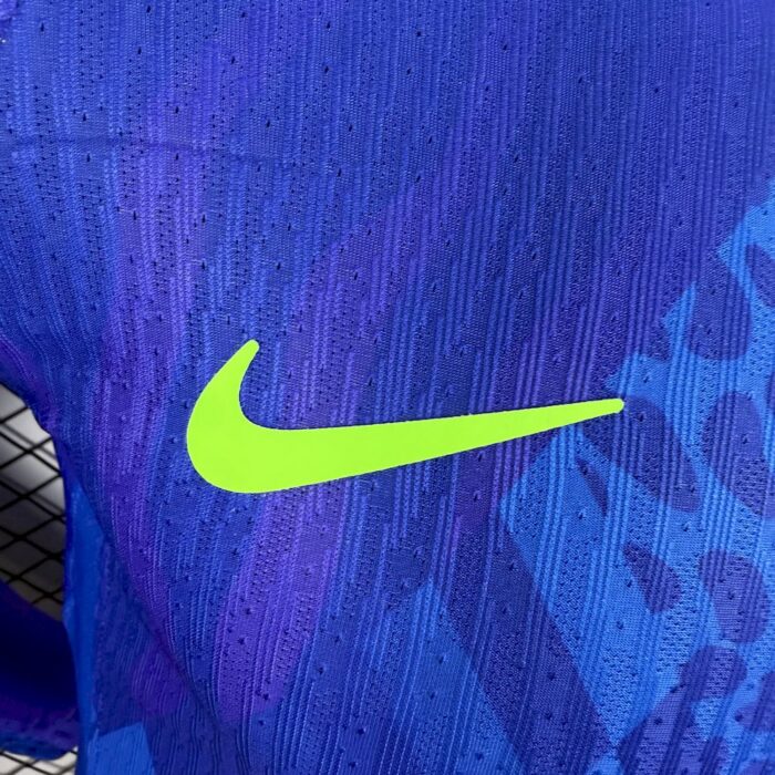 Mens Brazil 2025/26 Away Long Sleeve Jersey Player Version 8