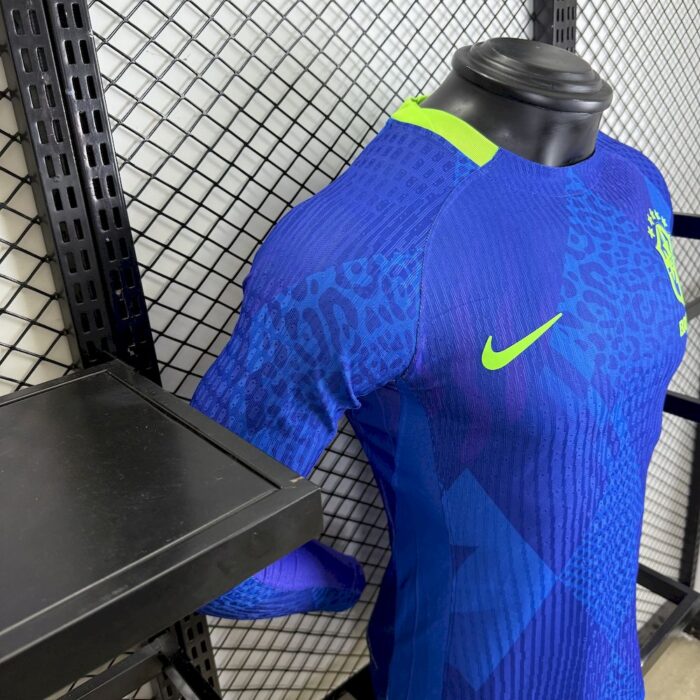 Mens Brazil 2025/26 Away Long Sleeve Jersey Player Version 6