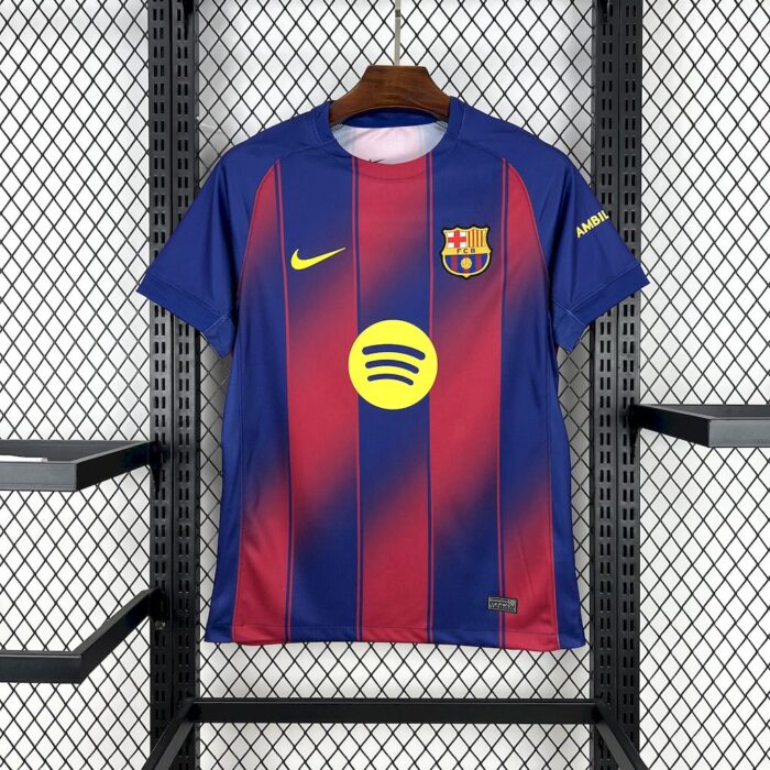 Mens Barcelona 2025/26 Home Jersey 3