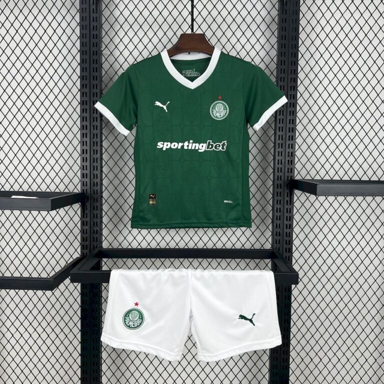 Kids Palmeiras 2025/26 Home Kit