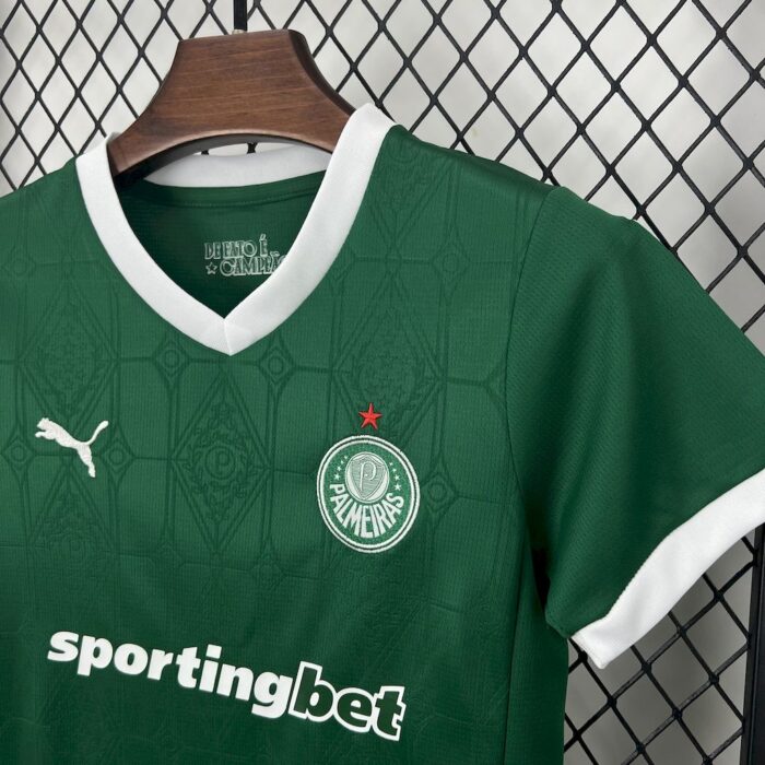 Kids Palmeiras 2025/26 Home Kit 5