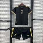 Kids Mexico 2025/26 Gold- Black Kit