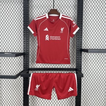 Kids Liverpool 2025/26 Home Kit