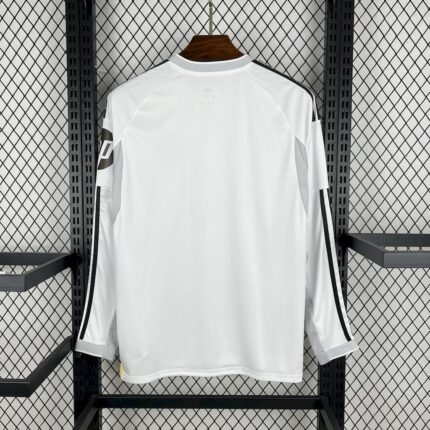 Mens Real Madrid 2025/26 Home Long Sleeve Jersey 1