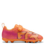 Puma Future 8 Junior Firm Ground Football Boots – Orange/Black – view 4