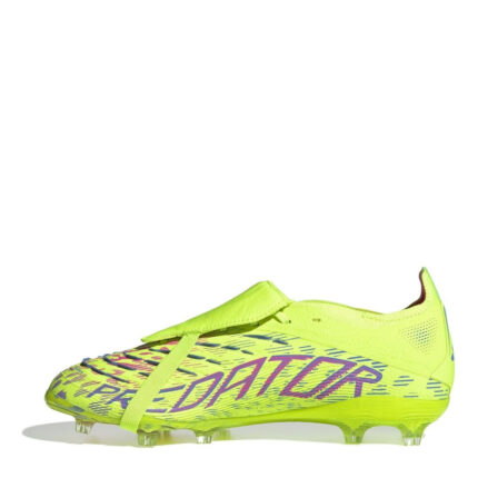 adidas Predator Junior Firm Ground Football Boots – Yellow/Pink – view 2