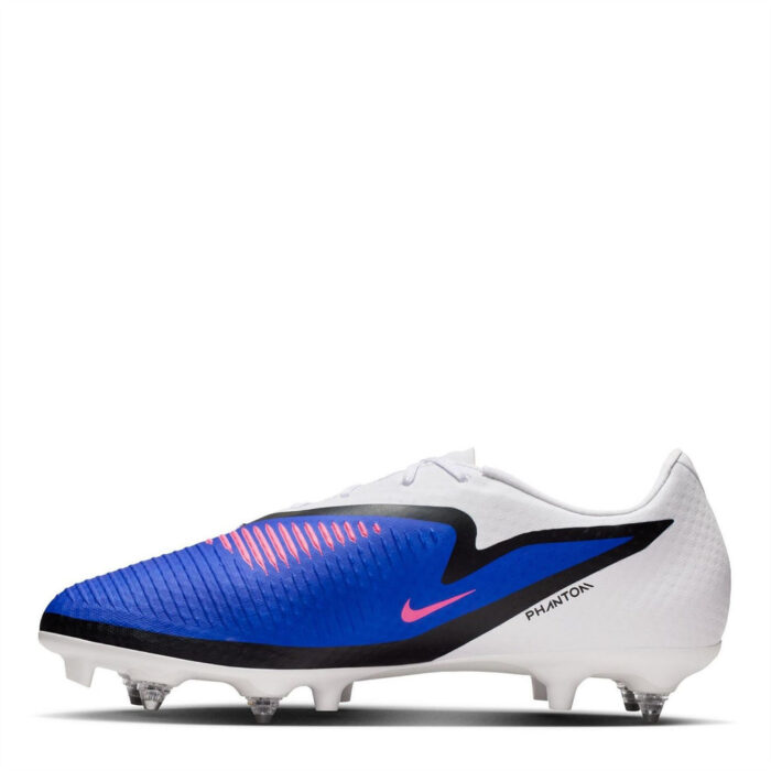 Nike Phantom 6 Low Soft Ground Football Boots – Blue/Wht/Pink – view 2