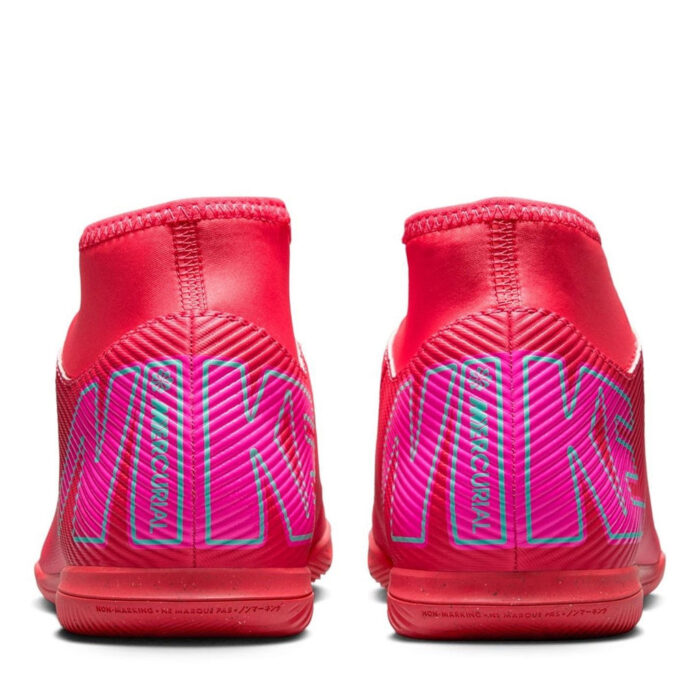 Nike Mercurial Superfly 10 Indoor Football Boots – Red/Green – view 5
