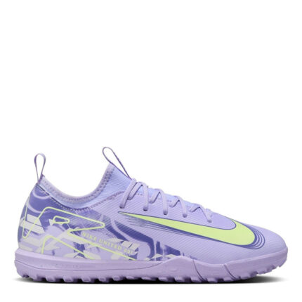 Nike Zoom Mercurial Vapor 16 Junior Turf Football Boots – Purple/Volt