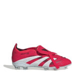 adidas Predator Junior Firm Ground Football Boots – Red/White