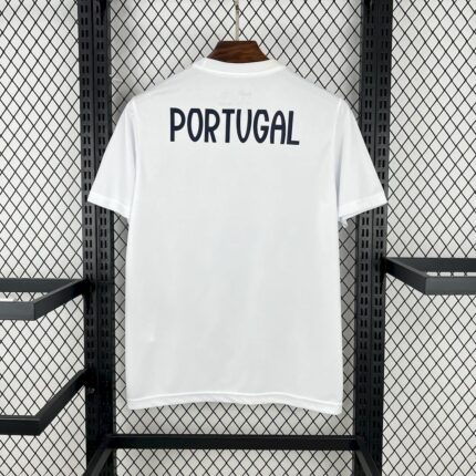 Mens Portugal 2025/26 Casuals Tee White Jersey 1
