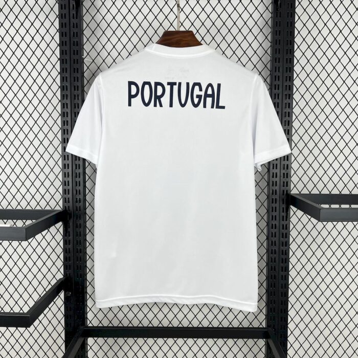 Mens Portugal 2025/26 Casuals Tee White Jersey 1