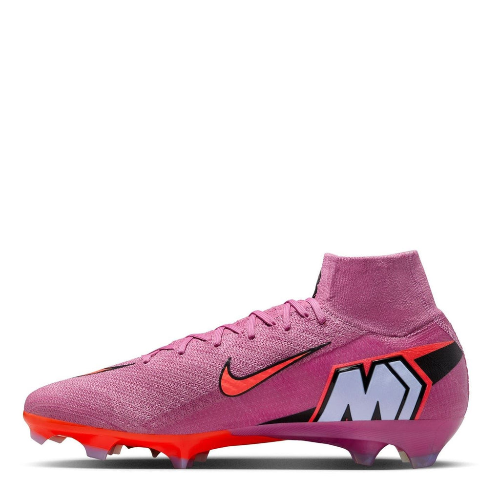 Nike Mercurial Superfly 10 Firm Ground Football Boots – Pink/Black – view 2