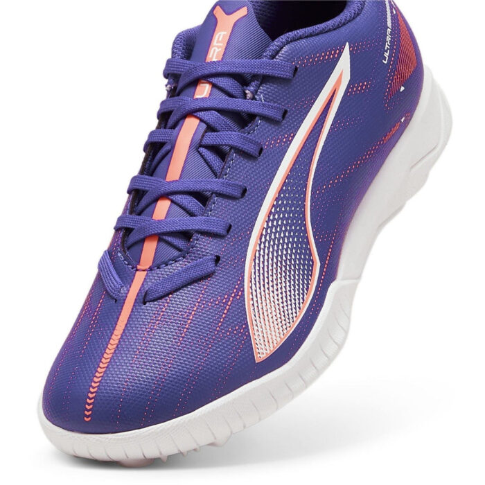 Puma Ultra 5 Junior Turf Football Boots – Purple/Wht/Org - Image 6