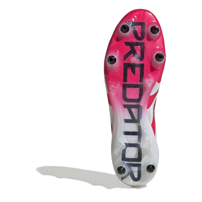 adidas Predator Soft Ground Football Boots – Red/White - Image 6