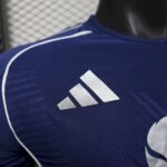 Mens Manchester United 2025/26 Blue Shirt Player Edition 2