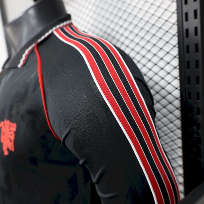 Mens Manchester United 2025/26 Long Sleeve Jersey Player Version 5