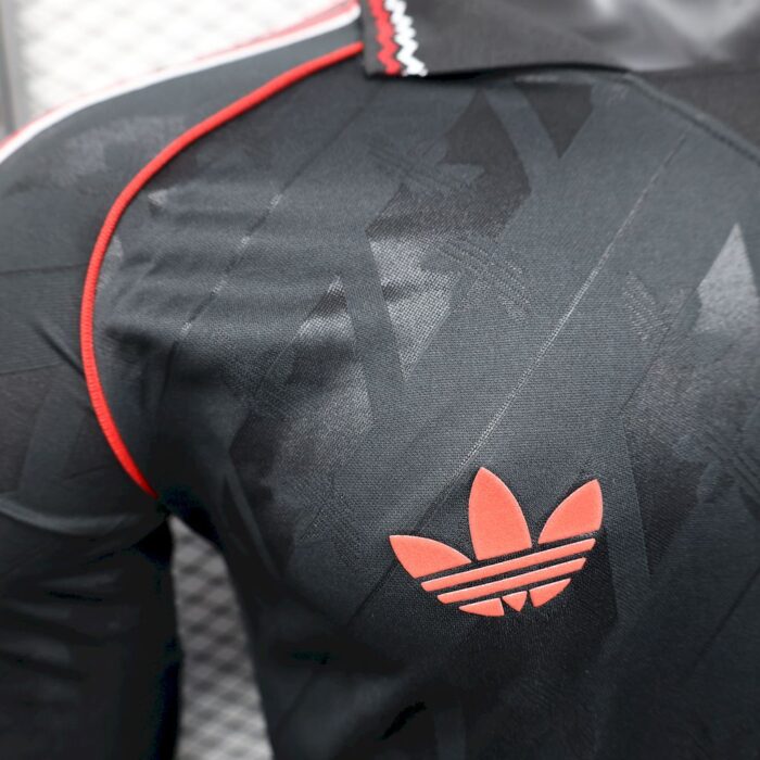 Mens Manchester United 2025/26 Long Sleeve Jersey Player Version 4
