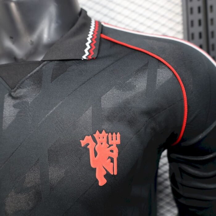 Mens Manchester United 2025/26 Long Sleeve Jersey Player Version 2