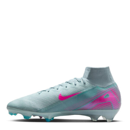 Nike Mercurial Superfly 10 Firm Ground Football Boots – Grey/Pink – view 2
