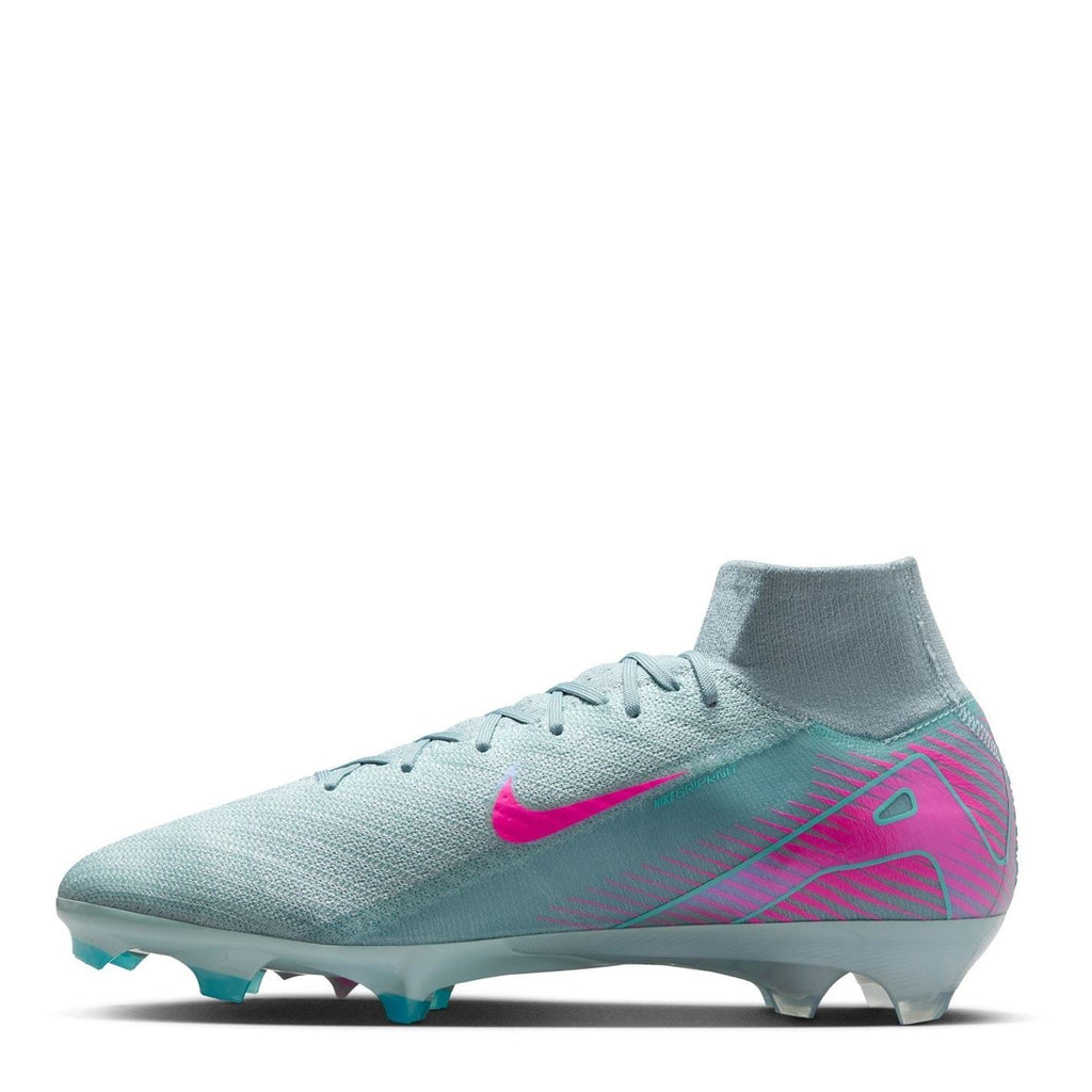 Nike Mercurial Superfly 10 Firm Ground Football Boots – Grey/Pink – view 2
