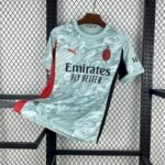 Mens AC Milan 2025/26 Goalkeeper Green Jersey