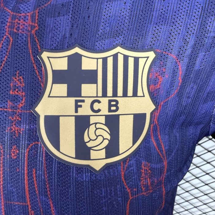 Mens Barcelona 2025/26 season pink jersey player version 3