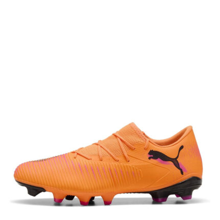 Puma Future 8 Firm Ground Football Boots – Orange/Black – view 2