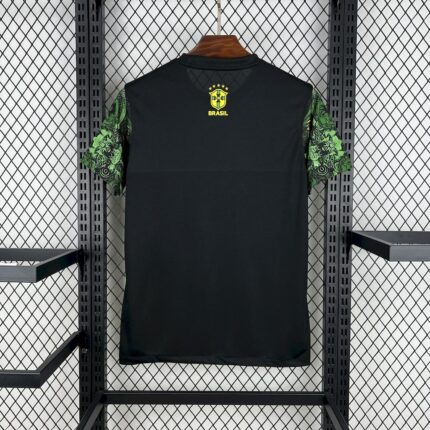 Mens Brazil 2024/25 Green Jersey 1