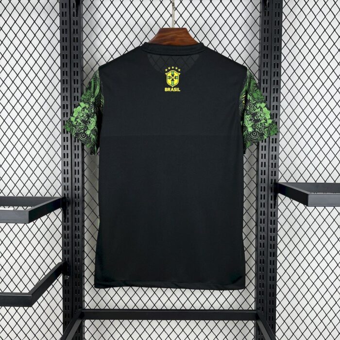 Mens Brazil 2024/25 Green Jersey 1