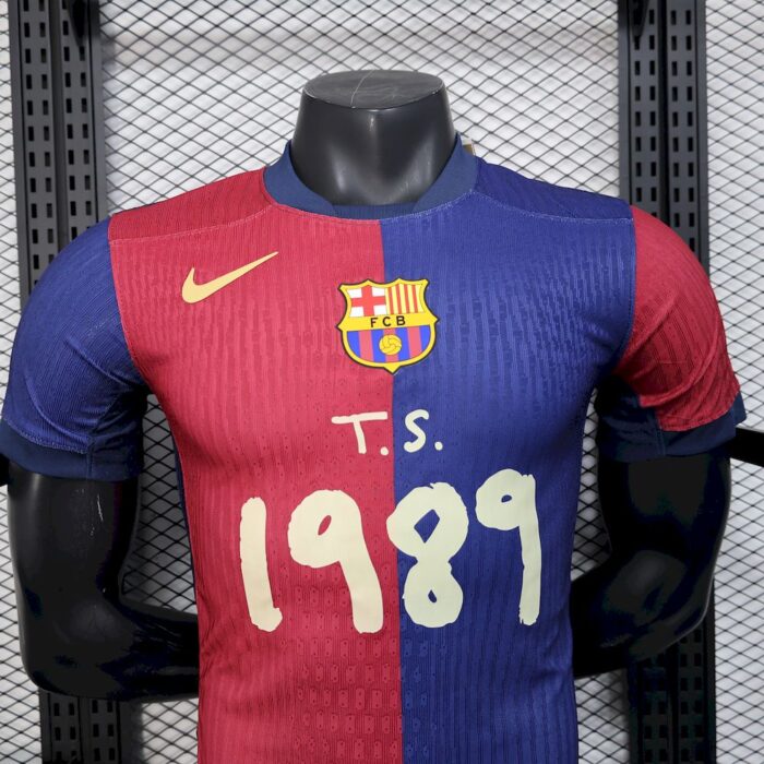 Mens Barcelona 2024/25 Home Jersey Player Version 2