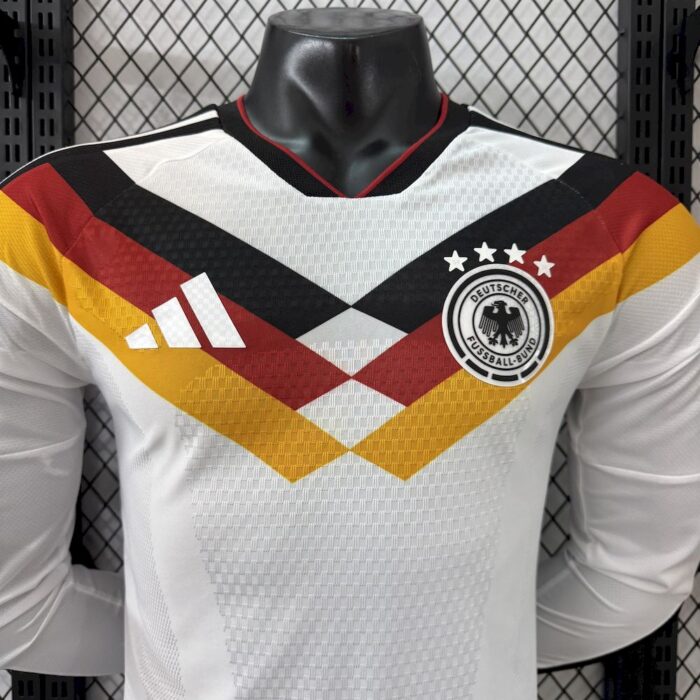 Mens Germany 2026 World Cup Home Long Sleeve Jersey Player Version 4