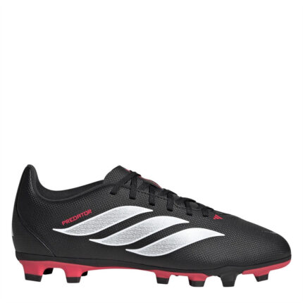 adidas Predator Junior Firm Ground Football Boots – Black/Red