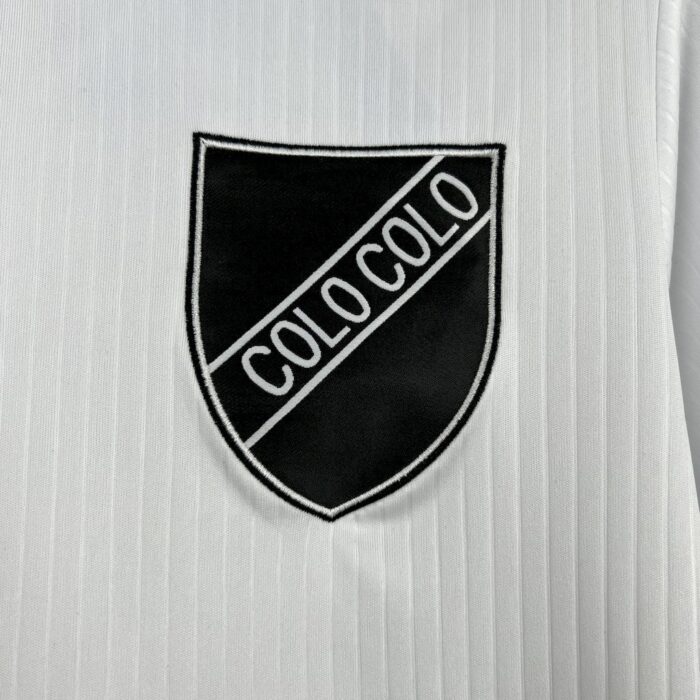 Mens Colo Colo 2025/26 Casual retro style white Jersey 4
