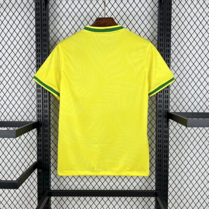 Mens Brazil 2025/26 Pigeon yellow Jersey 1