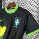 Mens Brazil 2025/26 Dove Edition Black Jersey 3