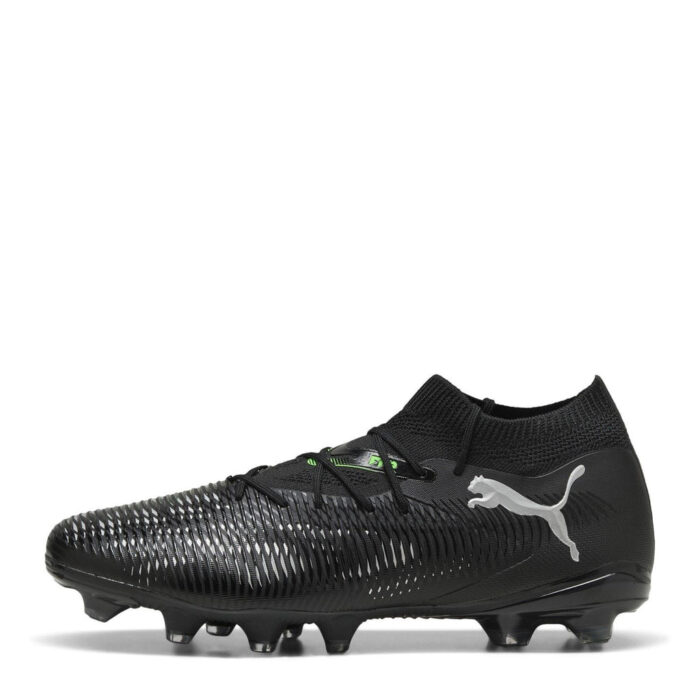 Puma Future 8 Firm Ground Football Boots – Black/Green - Image 8