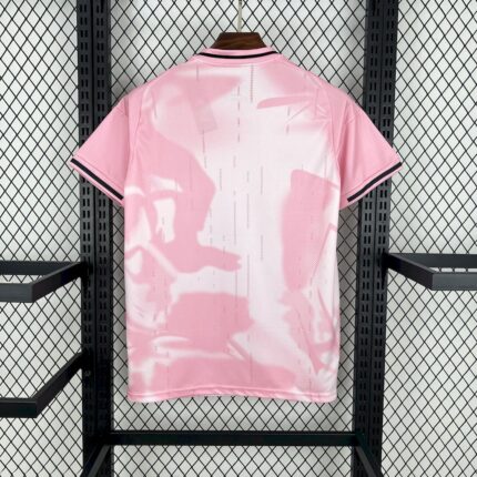 Mens Real Madrid 2024/25 Pink White Jersey 1