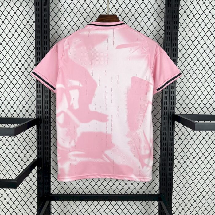 Mens Real Madrid 2024/25 Pink White Jersey 1