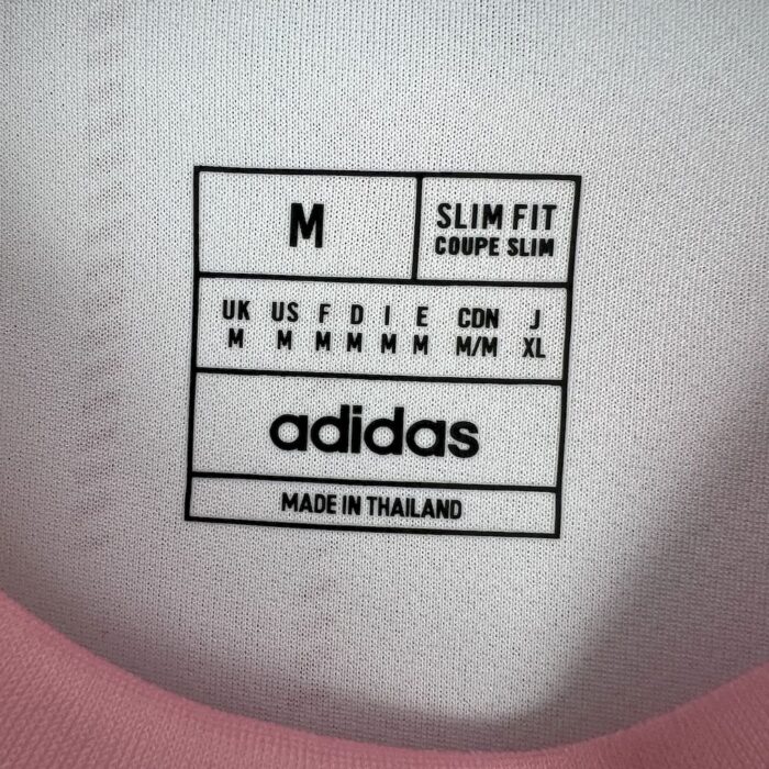 Mens Real Madrid 2024/25 Pink White Jersey 2