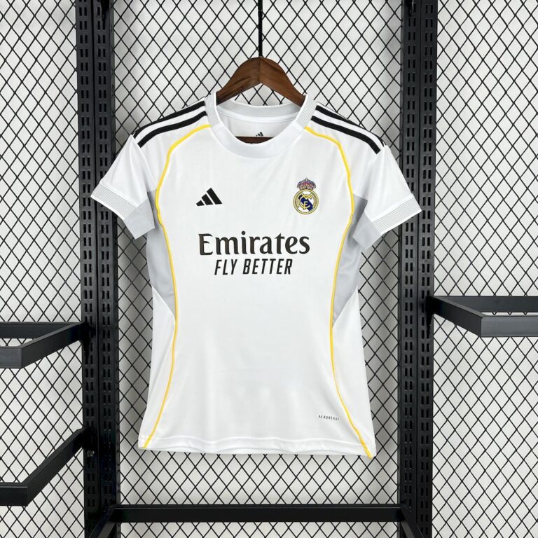 Womens Real Madrid 2025/26 Home Jersey
