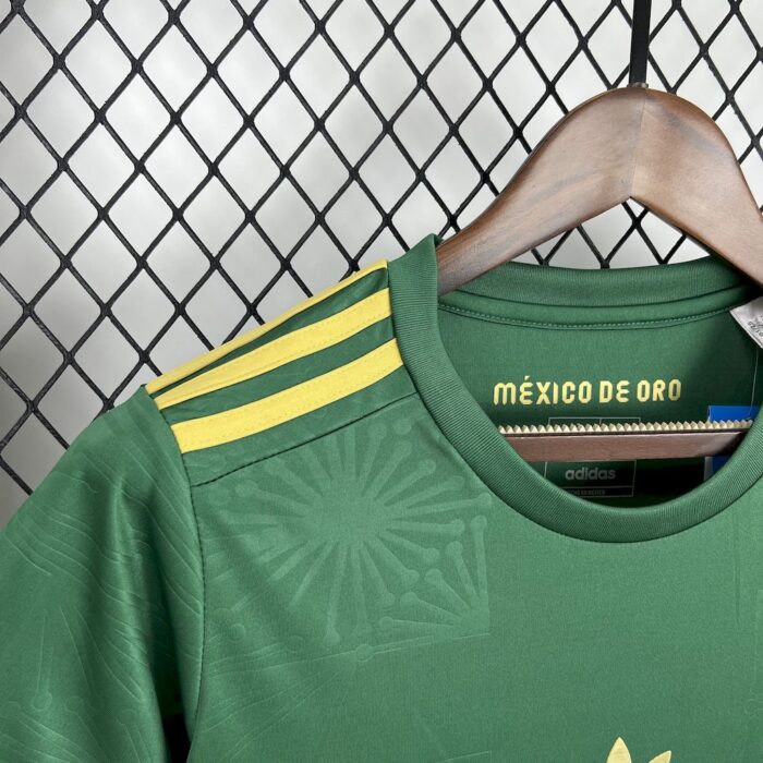Womens Mexico 2025/26 Gold- Green Jersey 5