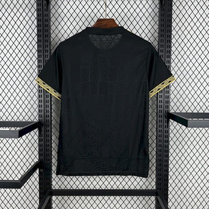 Mens Mexico 2025/26 Gold- Black Jersey 1