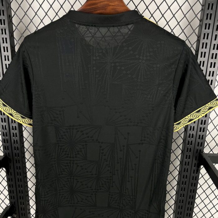 Mens Mexico 2025/26 Gold- Black Jersey 2