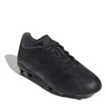adidas Predator 24 Junior Firm Ground Football Boots – Black/Grey – view 3