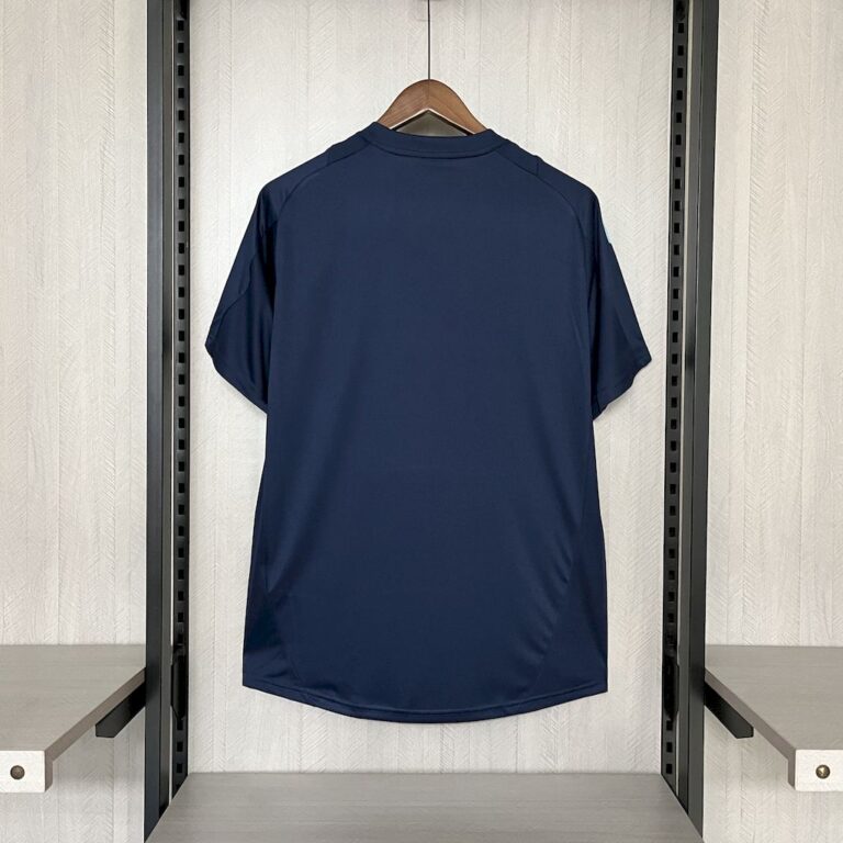 Mens Flamengo 2025/26 Pre-Match Wear Dark Blue Jersey 1