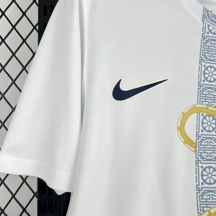Mens Tottenham Hotspur 2025/26 White Gold Snake Edition Jersey 5