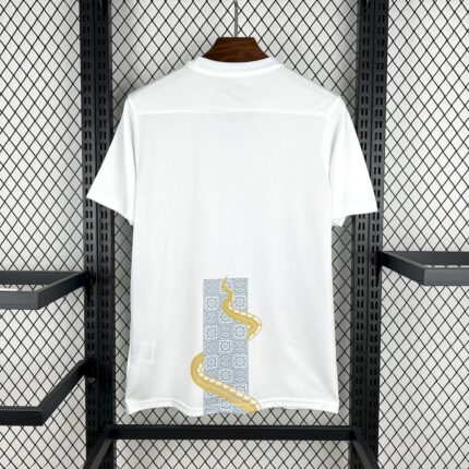 Mens Tottenham Hotspur 2025/26 White Gold Snake Edition Jersey 1